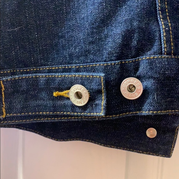 Dark denim Express Jean Jacket - Picture 6 of 6